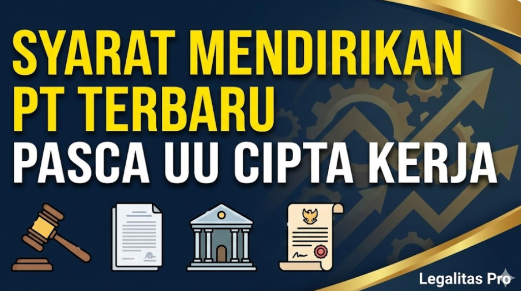 Syarat Mendirikan PT Terbaru Pasca UU Cipta Kerja
