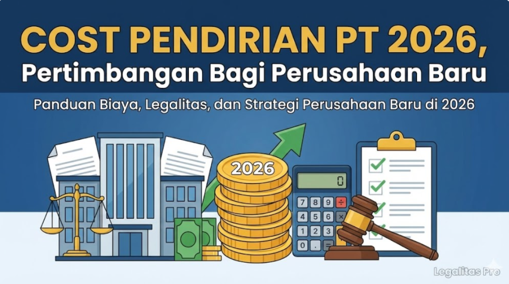 Cost Pendirian PT 2026, Pertimbangan Bagi Perusahaan Baru