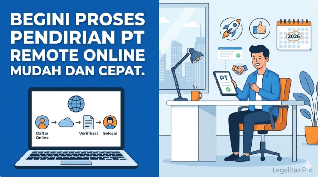Begini Proses Pendirian PT Remote Online Mudah dan Cepat