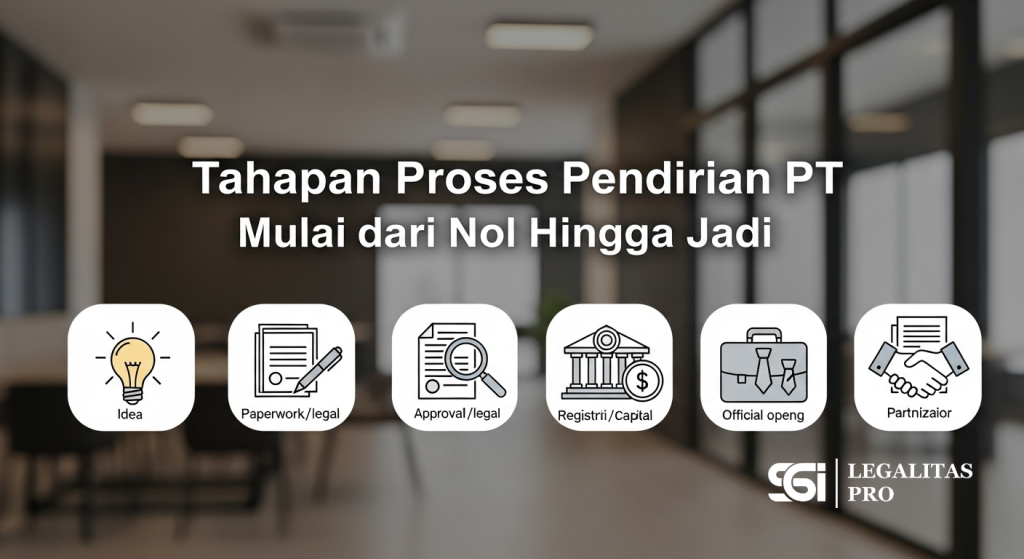 Tahapan Proses Pendirian PT Mulai dari Nol Hingga Jadi
