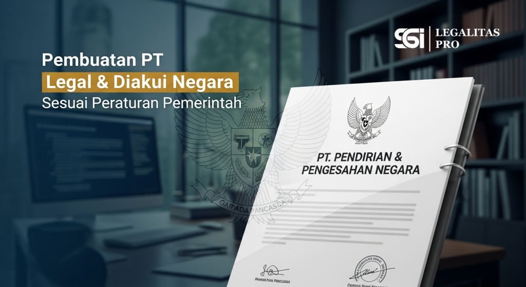 Pembuatan PT Legal & Diakui Negara Sesuai Peraturan Pemerintah