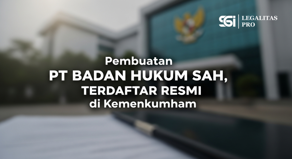 Pembuatan PT Badan Hukum Sah, Terdaftar Resmi di Kemenkumham