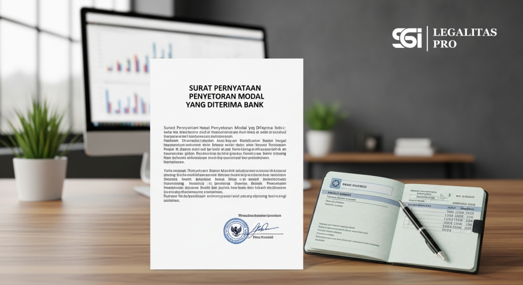 Format Surat Pernyataan Penyetoran Modal yang Diterima Bank