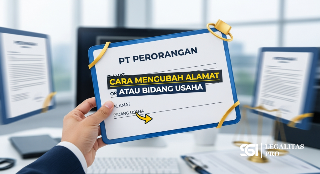 Cara Mengubah Alamat atau Bidang Usaha pada Sertifikat PT Perorangan