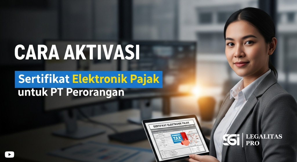 Cara Aktivasi Sertifikat Elektronik Pajak untuk PT Perorangan
