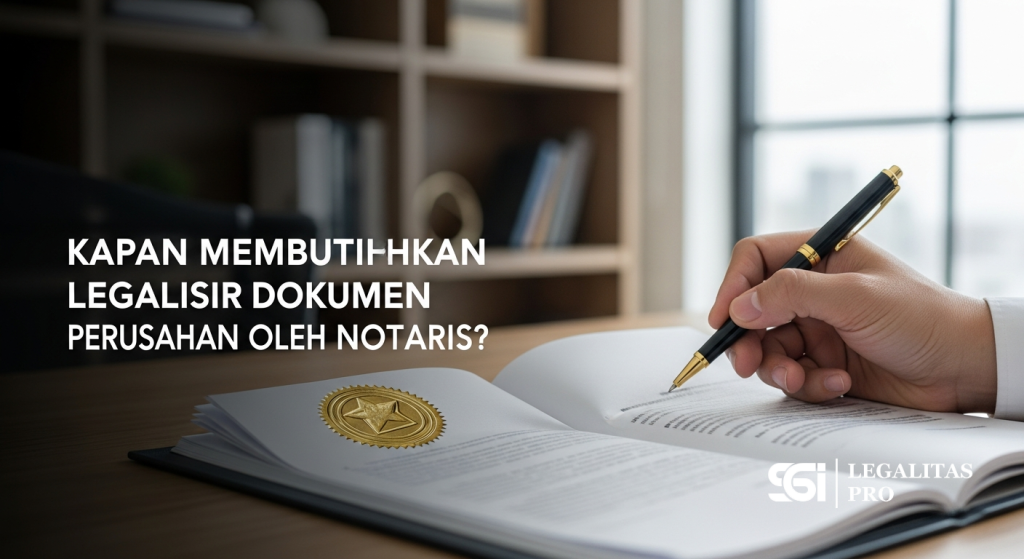 Kapan Membutuhkan Legalisir Dokumen Perusahaan oleh Notaris?