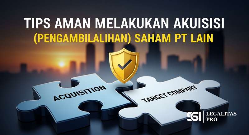 Tips Aman Melakukan Akuisisi (Pengambilalihan) Saham PT Lain