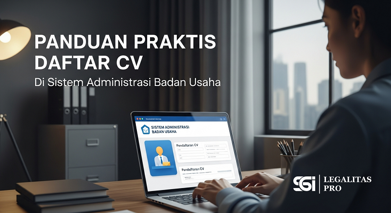 Panduan Praktis Daftar CV di Sistem Administrasi Badan Usaha