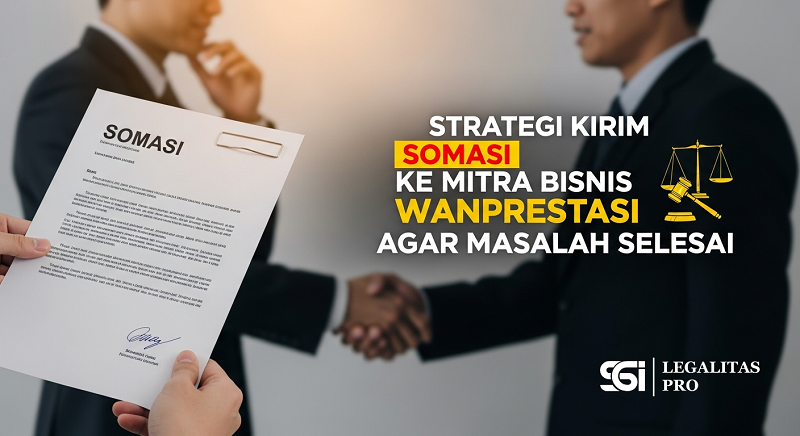 Strategi Kirim Somasi ke Mitra Bisnis Wanprestasi Agar Masalah Selesai