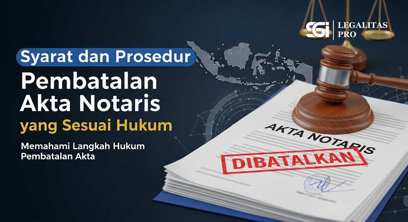 Syarat dan Prosedur Pembatalan Akta Notaris yang Sesuai Hukum