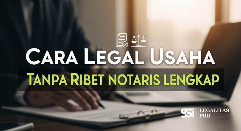 Cara Legal Usaha Tanpa Ribet Notaris Lengkap